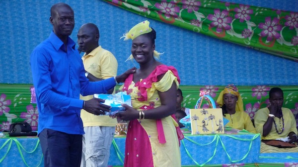 Avec Mamadou Gueye, à la Fête de l'école 2013