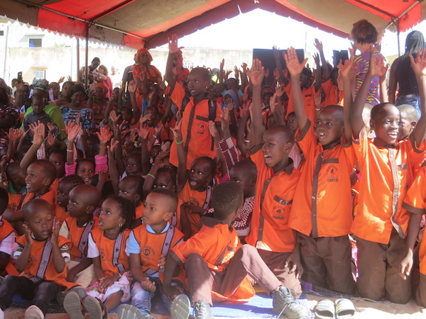 A 'inauguration de la maternelle